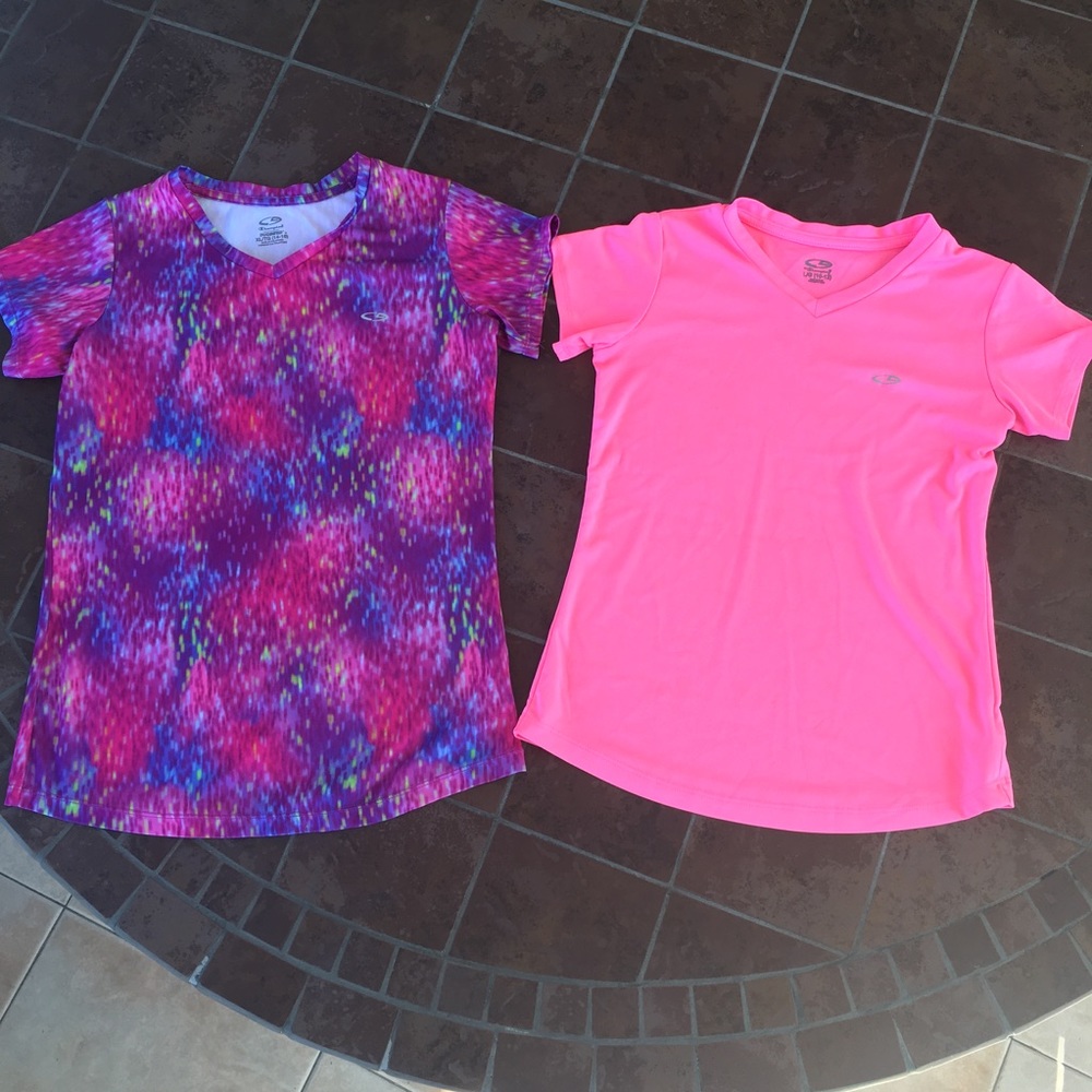 Set of Girls Champion T-Shirts